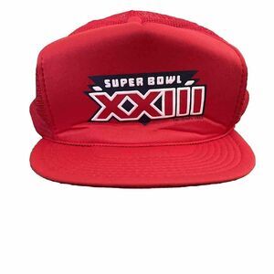 Super Bowl XXIII 23 Snapback Trucker Hat San Francisco 49ers Vintage NFL
